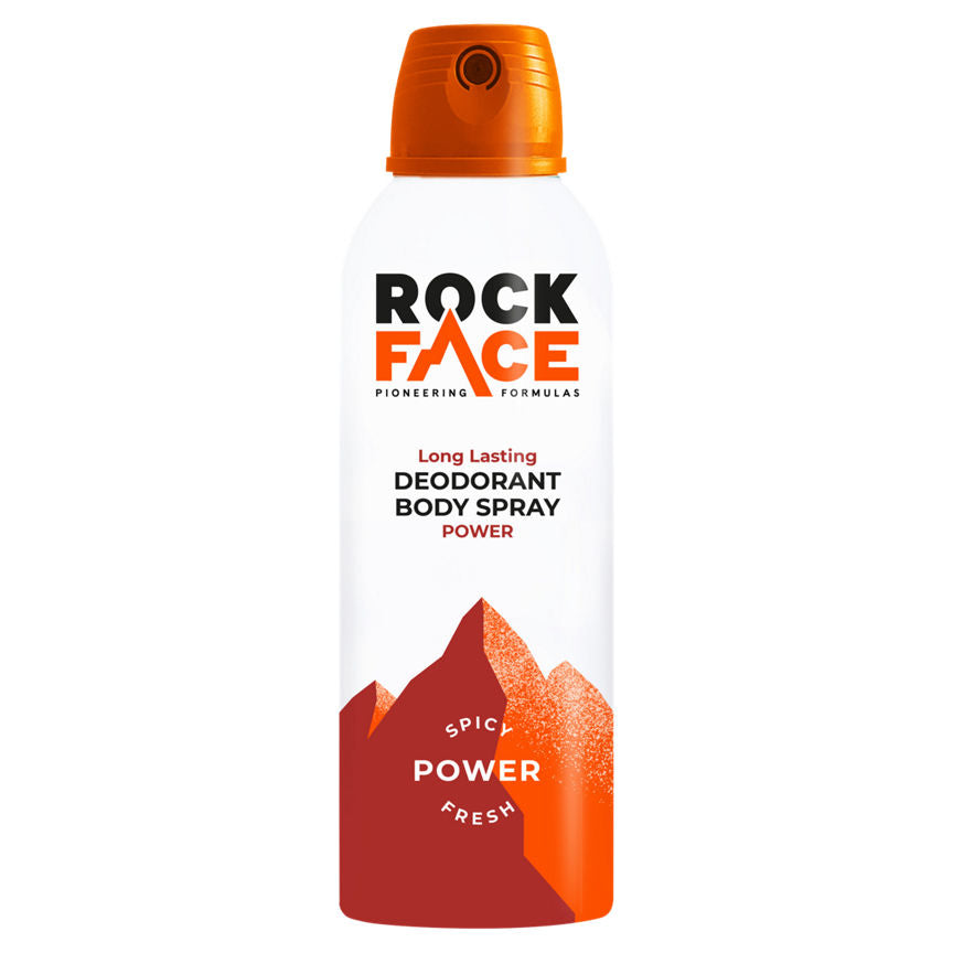 Rock Face Deodorant Body Spray Power