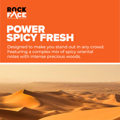 Rock Face Deodorant Body Spray Spicy Power Fresh 200ml