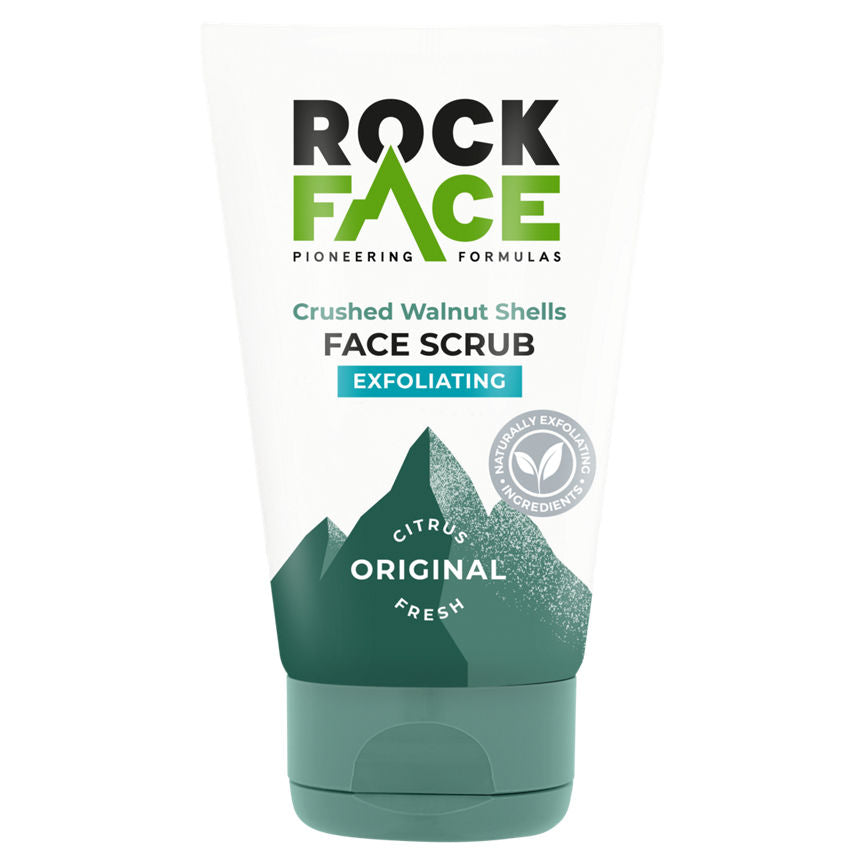 Rock Face Exfoliating Crushed Walnut Shells Face Scrub 100ml