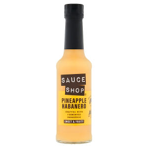 Sauce Shop pineapple habanero hot sauce 160g, UK version