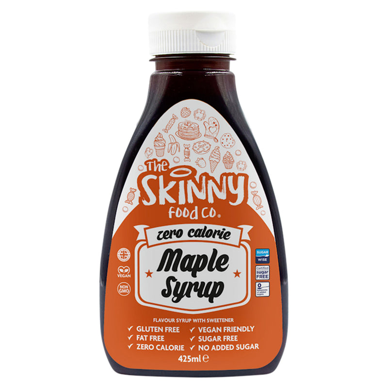 The Skinny Food Co sugar free maple syrup 425ml, UK version