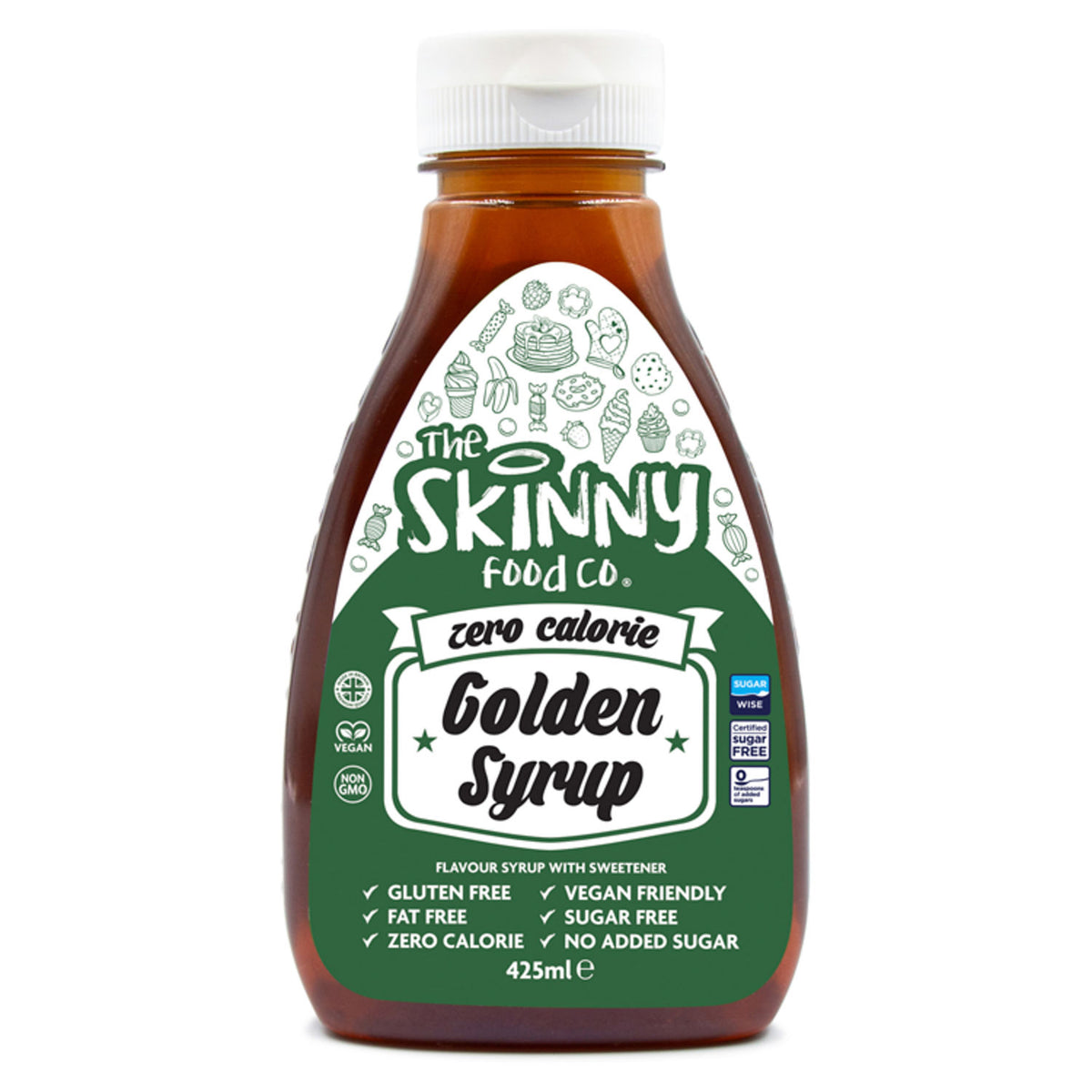 The Skinny Food Co. golden syrup syrup 425ml - British product