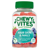 Chewy Vites Adult Gummies Hair Skin & Nails 30 Gummies One a Day GOODS ASDA   