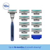 Harry's razor refills Tide value pack 10 blades - British product