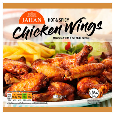 Alitas de pollo marinadas picantes Jahan, 600 g