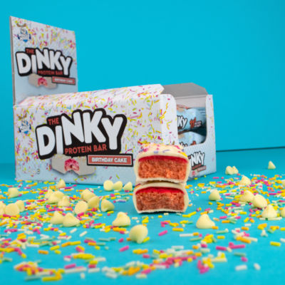 The Dinky Birthday Cake Protein Bar 35g (British brand)