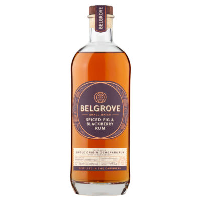 Belgrove Spiced Fig & Blackberry Rum 70cl - British product