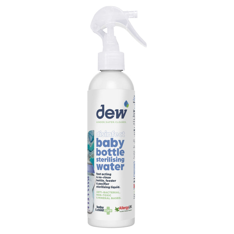 Dew baby bottle sterilising water 250ml (British brand)