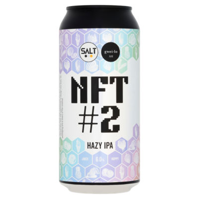 Salt Brewery NFT Hazy IPA 440ml can (British brand)