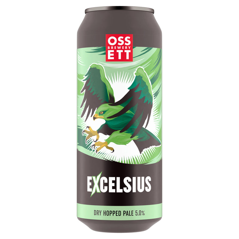 Ossett Brewery Excelsius dry hopped pale ale 500ml, imported from the UK