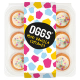 OGGS mini vanilla cupcakes vegan 180g, imported from the UK