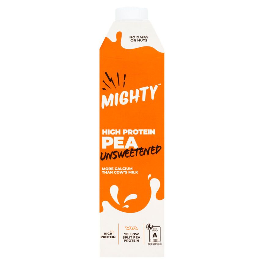 Mighty High Protein Pea Milk Alternative Long Life Unsweetened GOODS ASDA   