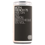 MOTH French 75 gin pink fizz 200ml, imported from the UK