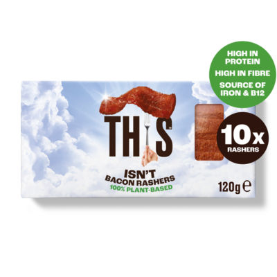 This plant-based bacon rashers 120g (British brand)