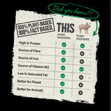 This plant-based bacon rashers 120g (British brand)