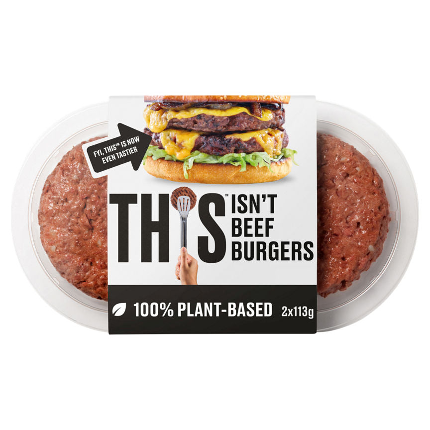 This Isn't Beef Burgers 2 x 113g (226g) GOODS ASDA   