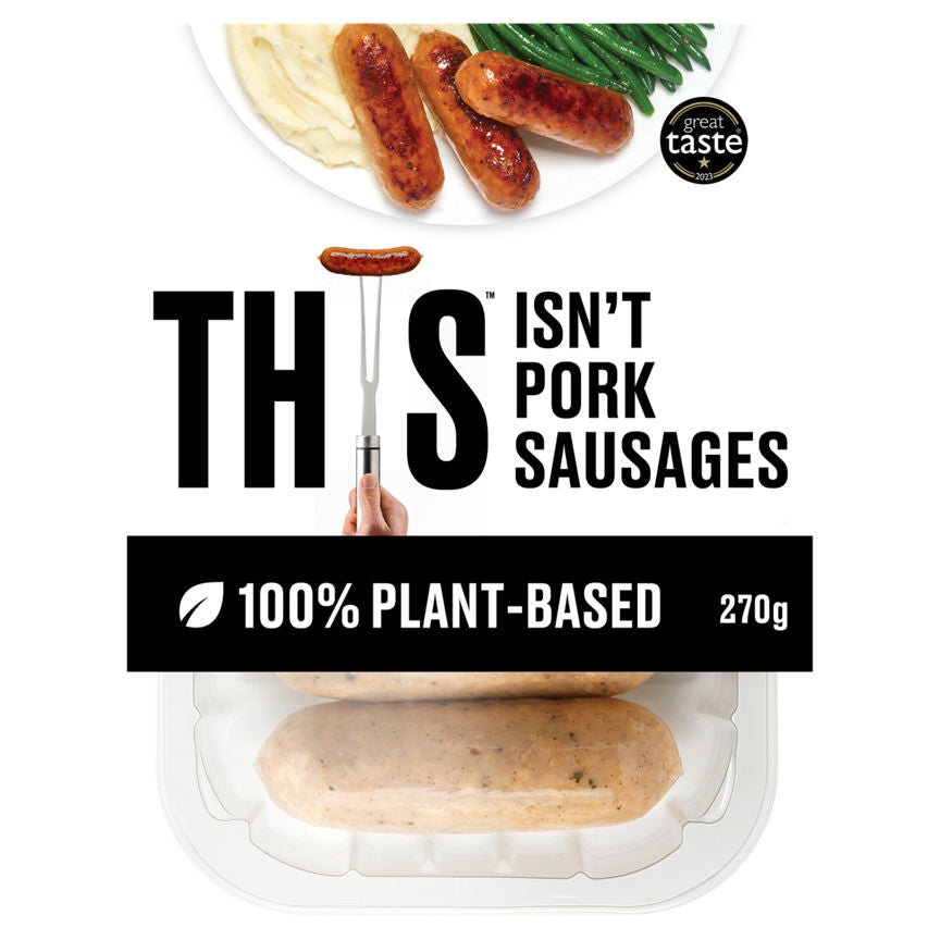 This Isn't Pork Plant-Based Sausages GOODS ASDA   