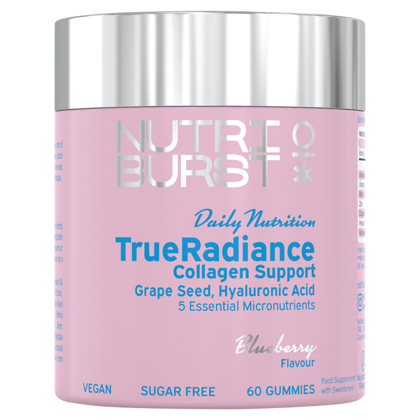 Nutriburst Trueradiance Blueberry Flavour 60 Gummies