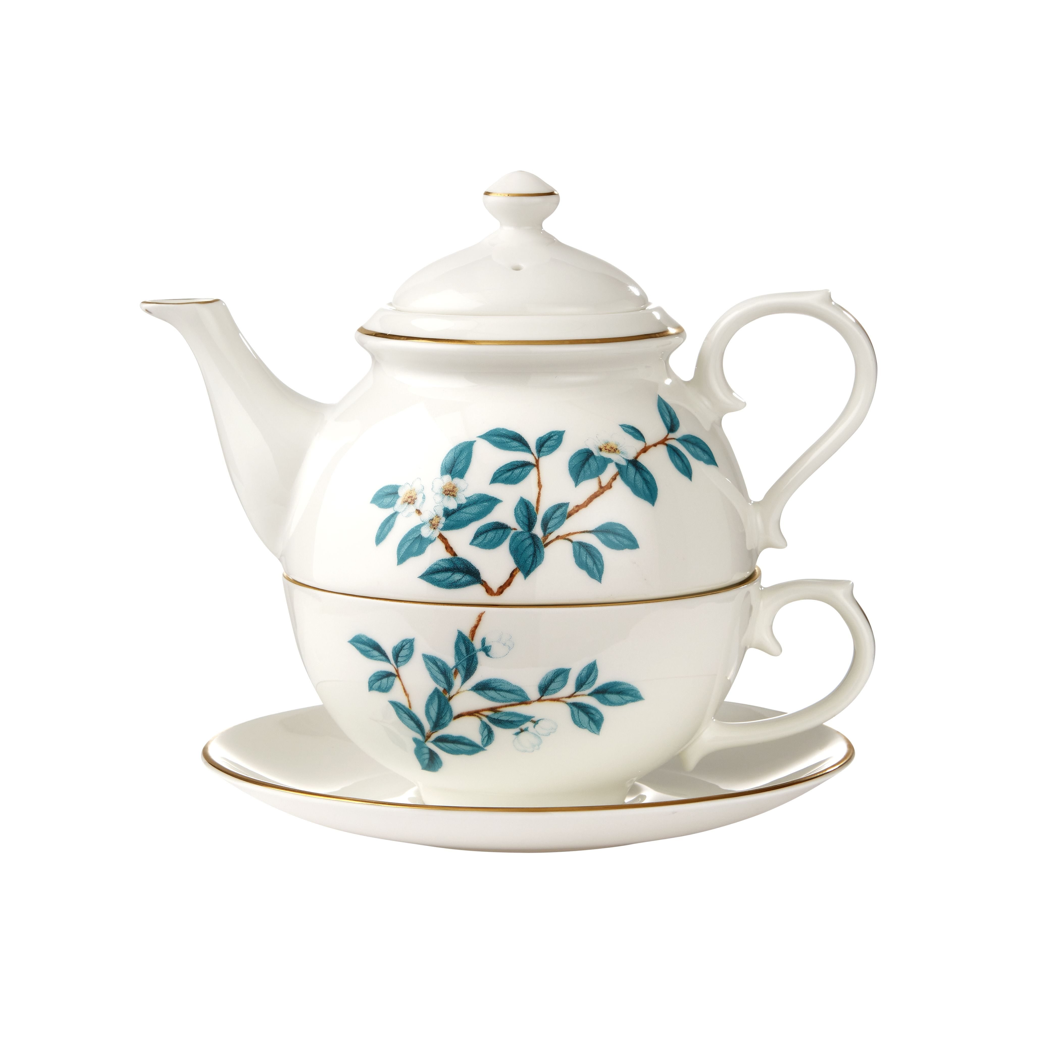 Fortnum's Camellia tea for one teapot and teacup - British product