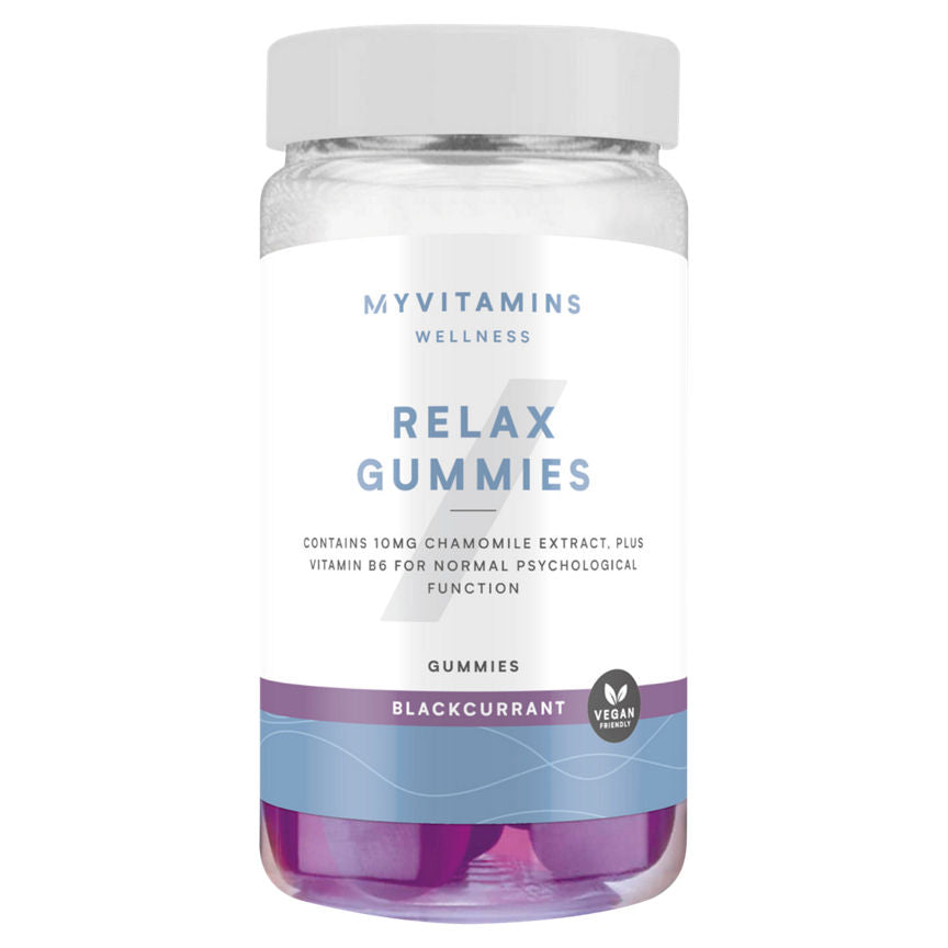 MyVitamins Wellness Relax Blackcurrant 60 Gummies GOODS ASDA   