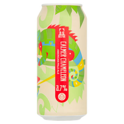 Brew York Calmer Chameleon American Pale Ale 440ml, imported from the UK
