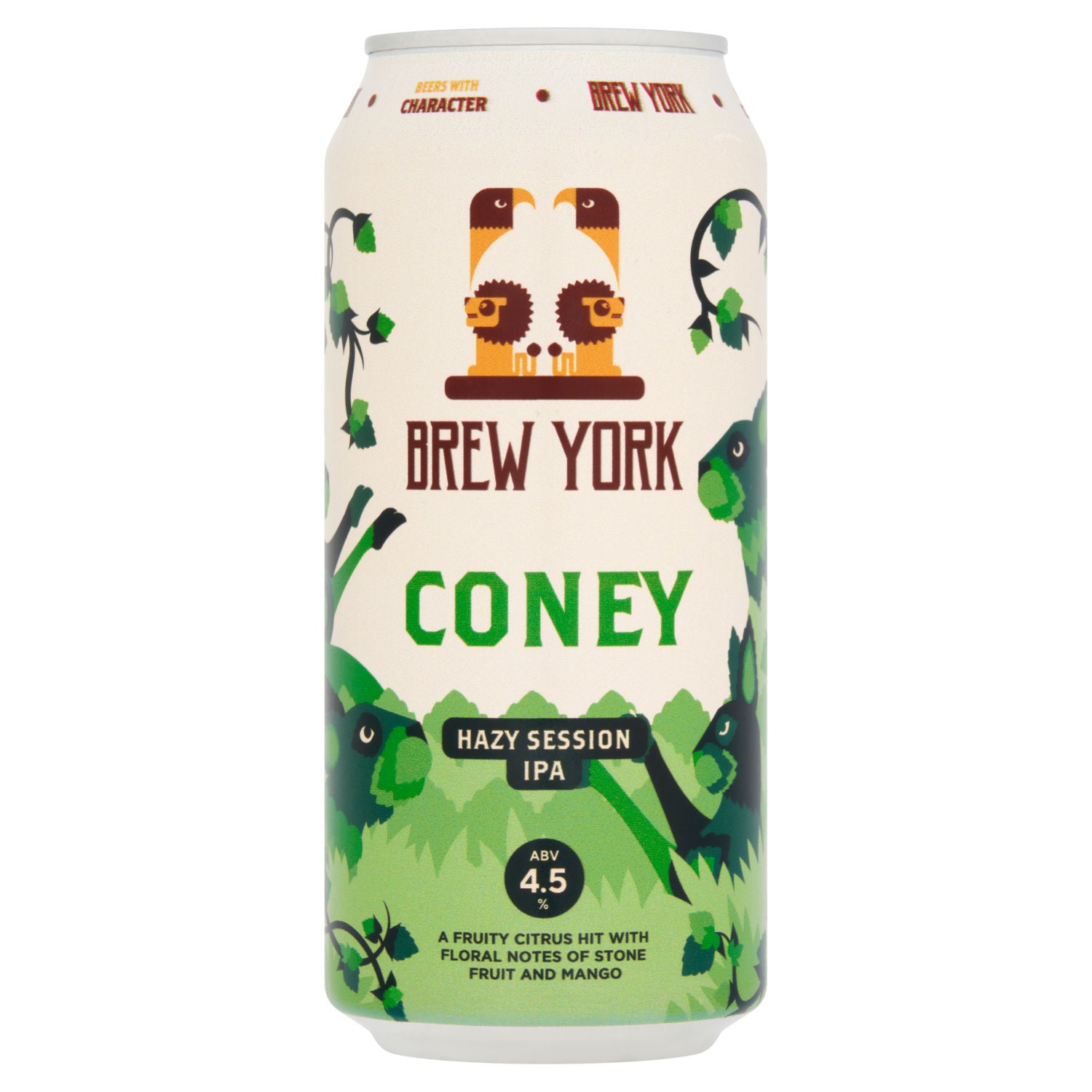 Brew York Coney Hazy Session IPA 440ml, imported from the UK