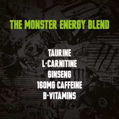 Monster Nitro energy drink 500ml, imported from the UK