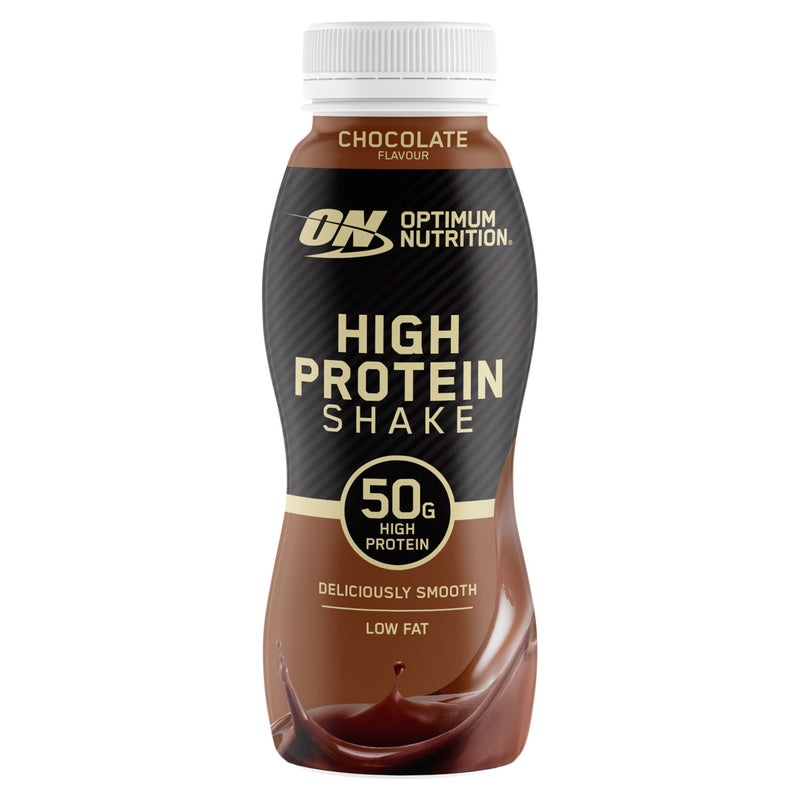 Optimum Nutrition protein shake chocolate flavour 500ml, UK version