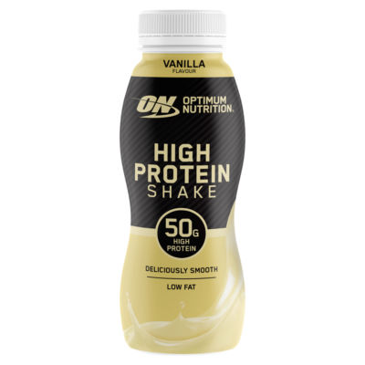 Optimum Nutrition high protein shake vanilla flavour 500ml - British product