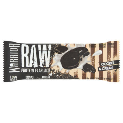 Warrior Raw Cookies & Cream Protein Flapjack 75g (Britische Marke)