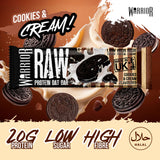 Warrior Raw Cookies & Cream Protein Flapjack 75g (British brand)