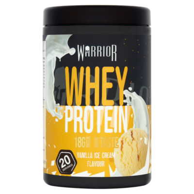 مسحوق بروتين بنكهة آيس كريم الفانيليا من ASDA Warrior Whey 500 جم - اشترِ عبر الإنترنت من McGrocer