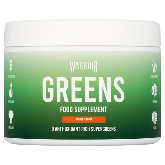 Warrior Greens Food Supplement Orange Flavour 100g GOODS ASDA   