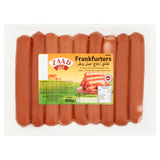 Zaad frankfurters 400g, imported from the UK