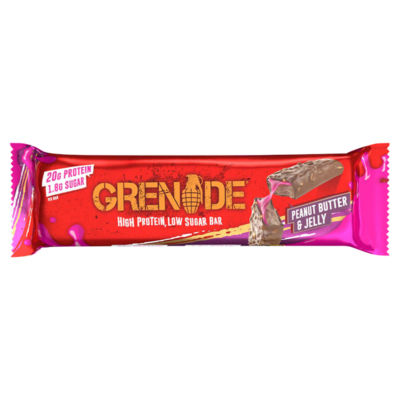 Grenade peanut butter and jelly protein bar 60g, UK version