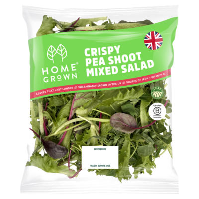 Homegrown crispy mixed salad vegetable crisps 80g, UK version