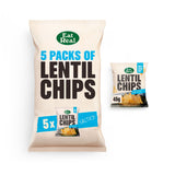 Eat Real salted lentil chips multipack 5 x 18g - British product