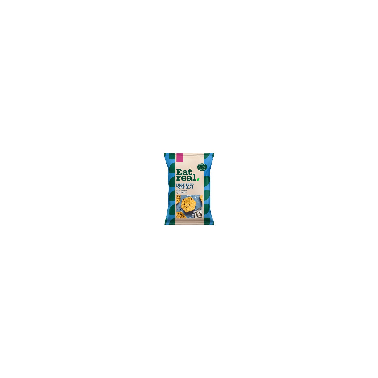 Eat Real multiseed tortillas sea salt 160g - British product