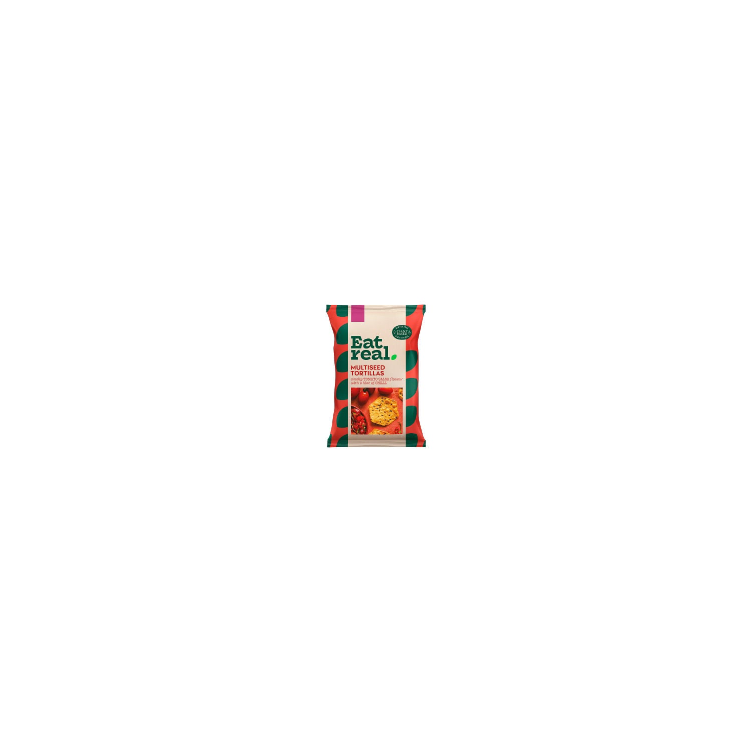 Eat Real Multiseed Tortillas Smoky Tomato Salsa 160g - British product