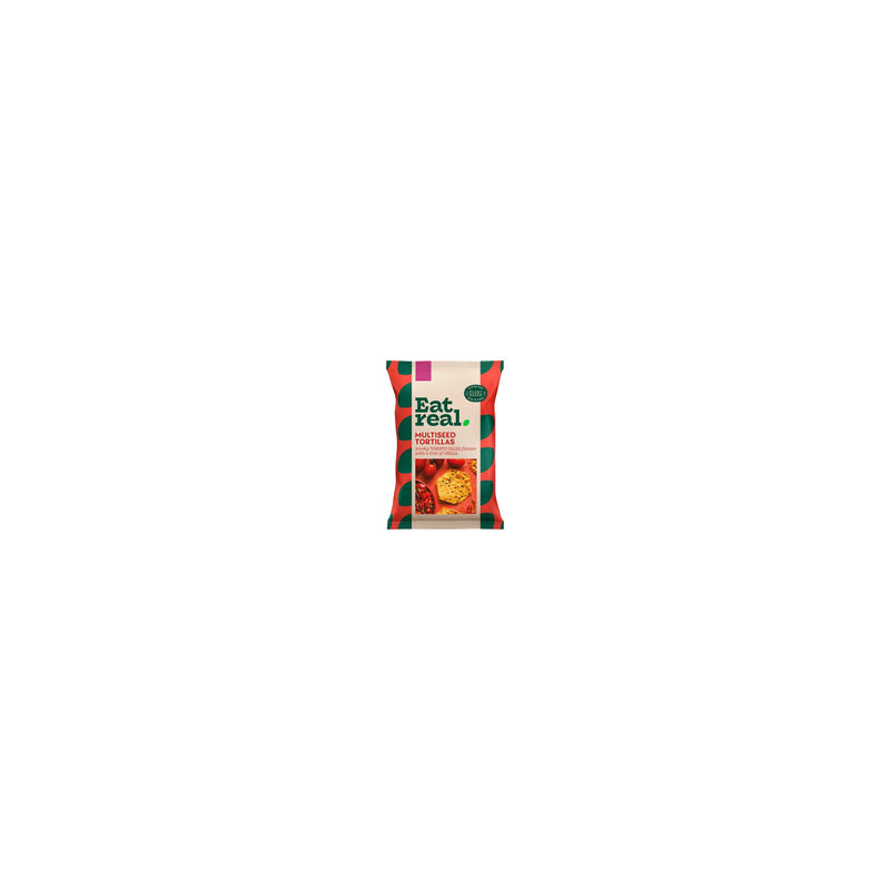 Eat Real Multiseed Tortillas Smoky Tomato Salsa 160g - British product