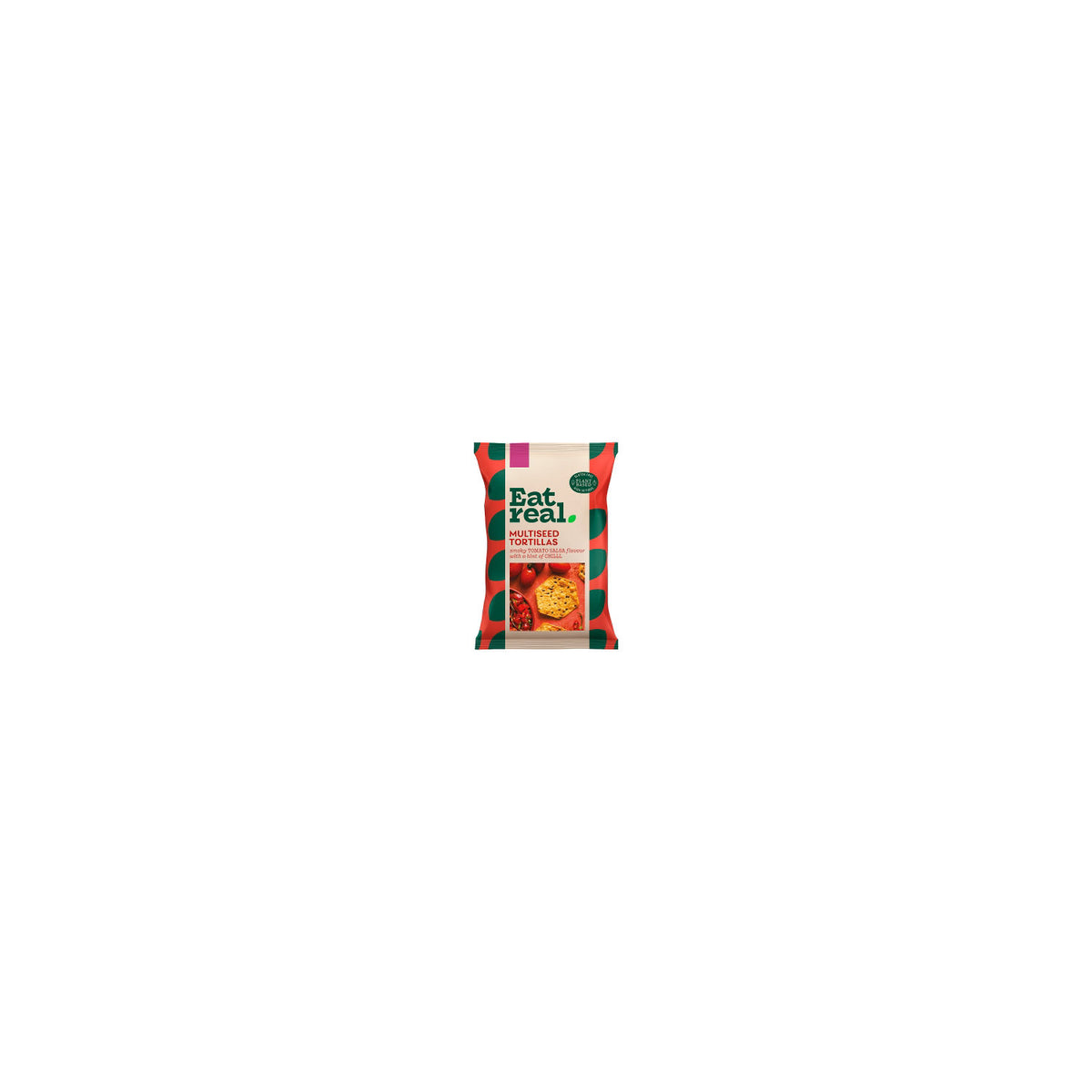 Eat Real Multiseed Tortillas Smoky Tomato Salsa 160g - British product