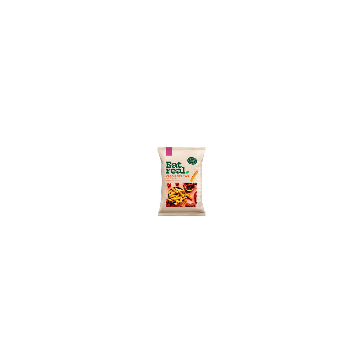Eat Real Veggie Straws sweet barbecue glaze 110g - British product
