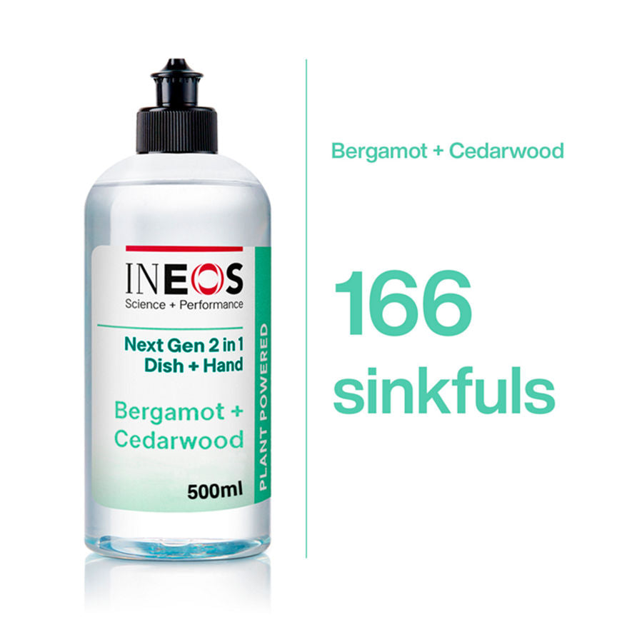 INEOS Next Gen 2 in 1 Dish + Hand Bergamot + Cedarwood GOODS ASDA   