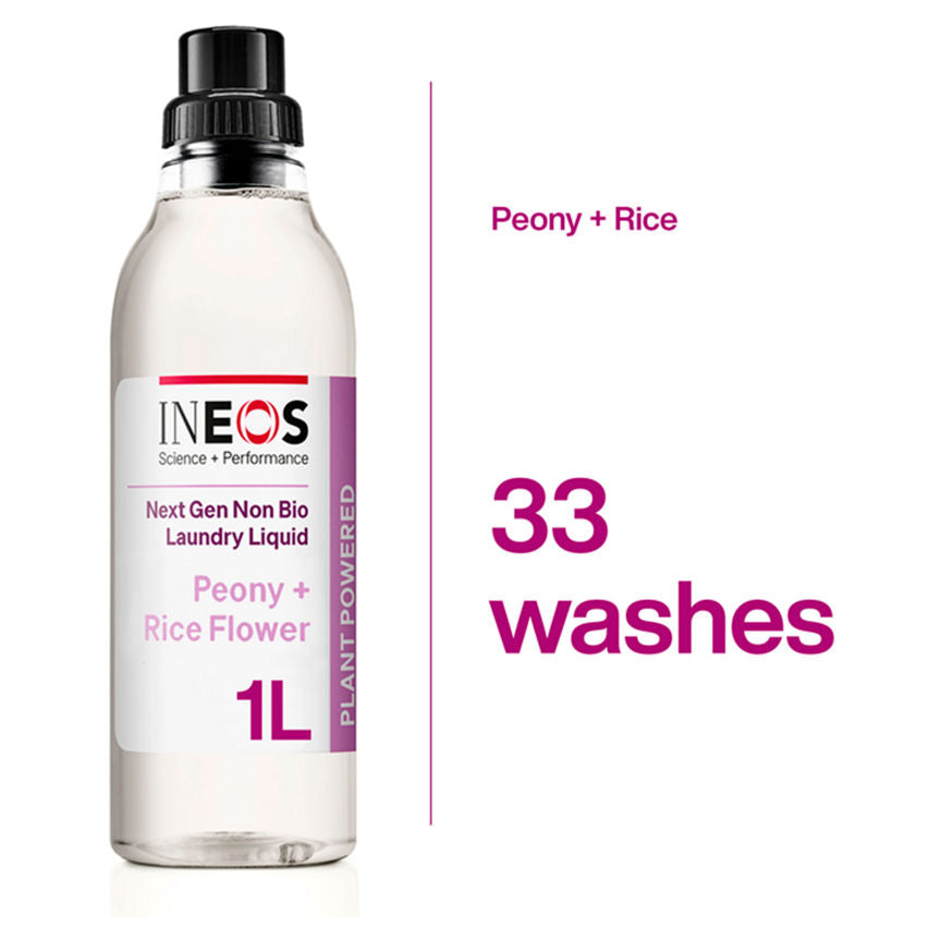 INEOS Next Gen Non Bio Laundry Liquid Peony + Rice Flower