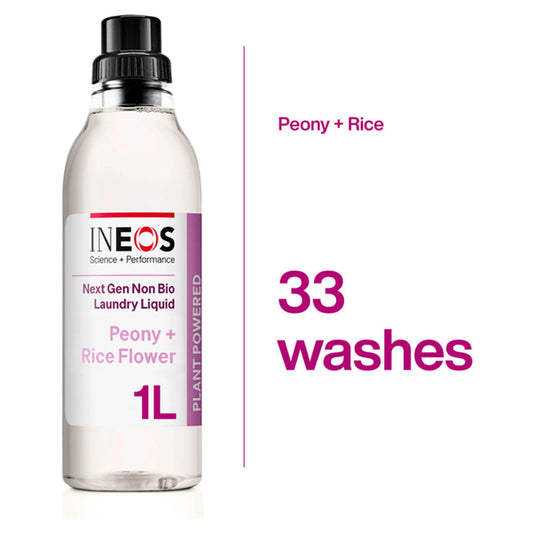 INEOS Next Gen Non Bio Laundry Liquid Peony + Rice Flower GOODS ASDA   