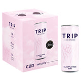 TRIP CBD Elderflower Mint Drink 4 x 250ml (British brand)