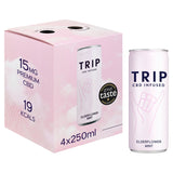 TRIP CBD Infused Elderflower Mint Cans GOODS ASDA   