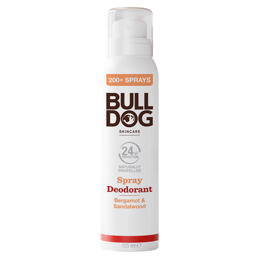 Bulldog Bergamot & Sandalwood Spray Deodorant 125ml GOODS ASDA   