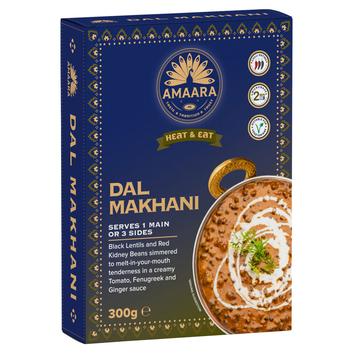 Amaara Dal Makhani 300g ready meal - British product