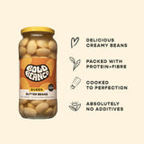 Bold Bean Co Queen butter beans 570g - British product
